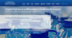 Desktop Screenshot of capitalpartners.com