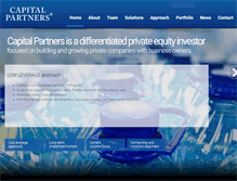 Tablet Screenshot of capitalpartners.com